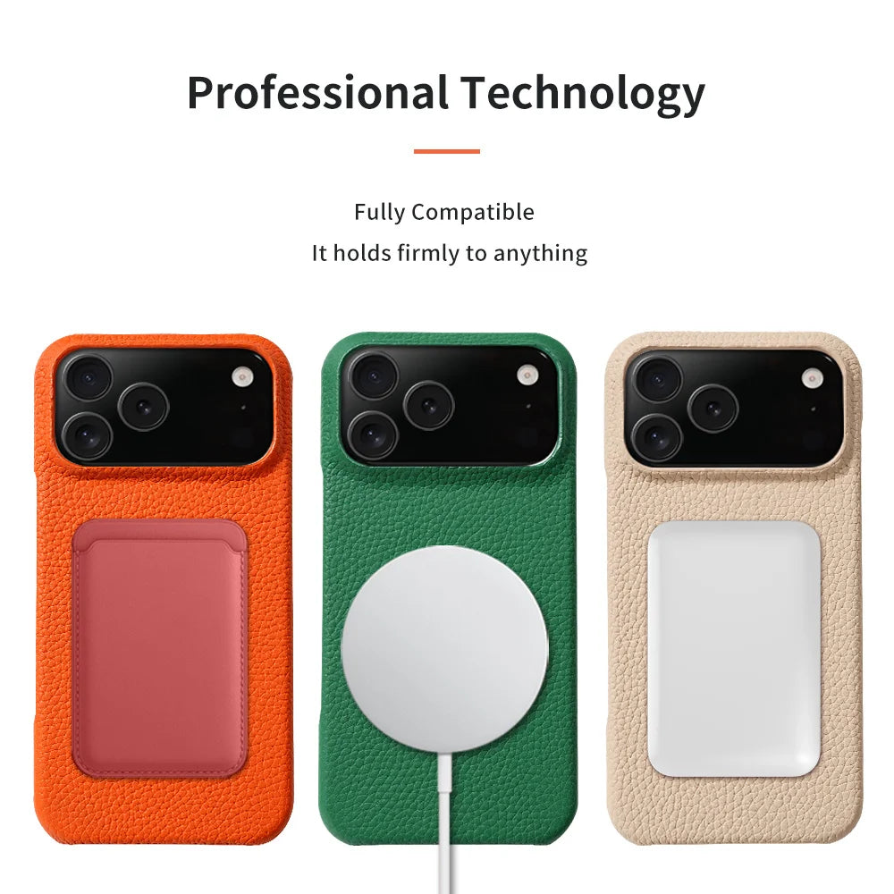 Premium Leather iPhone Case